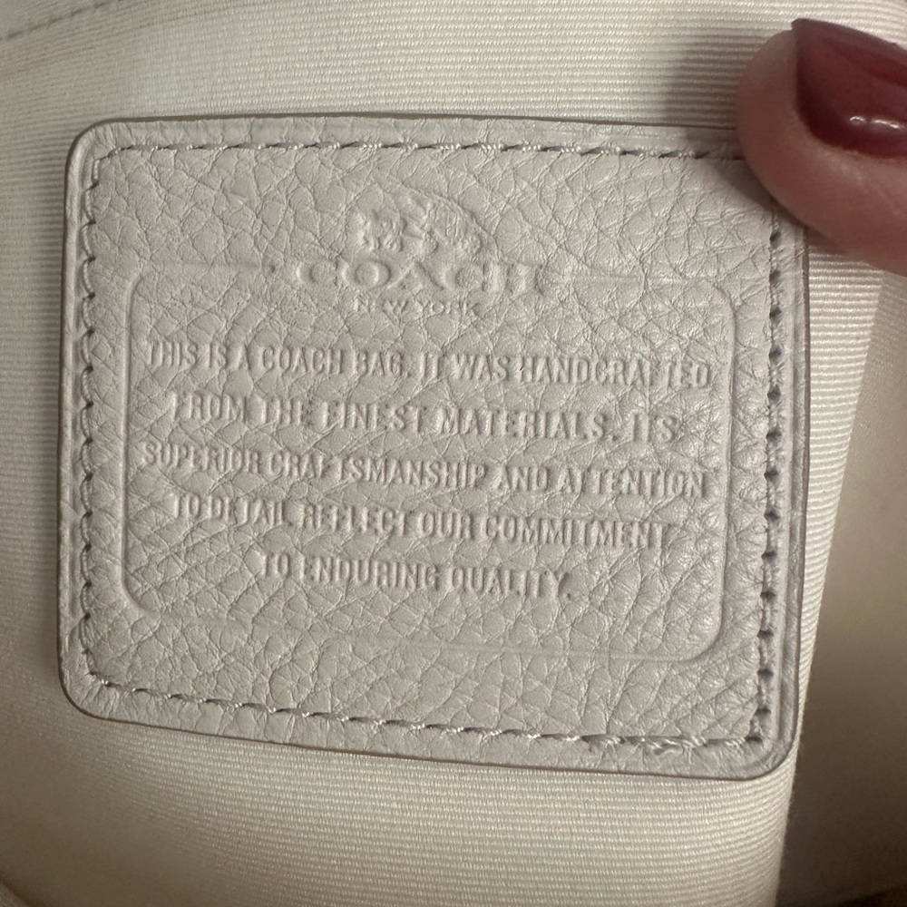 COACH MORGAN SATCHEL IN PEBBLE  SUEDE
LEATHER - Picture 7 of 11